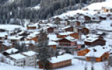 Snowboarding in Lech, Austria 