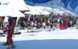 Snowboarding in Grindelwald, Switzerland