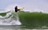 Surfing in Namibia