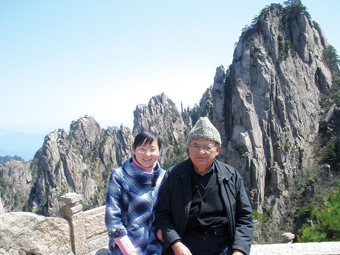 China Huangshan Mountain Xie Feifei and Habeeb