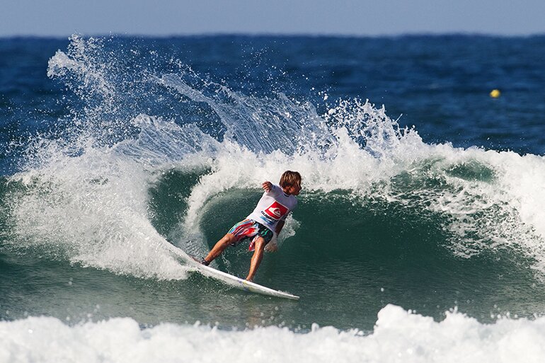 Sixteen-year-old Shane Sykes, from Salt Rock, KZN, is one of the favourites in the Pro Junior division. 