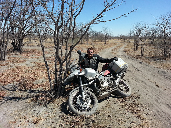 Biking Botswana