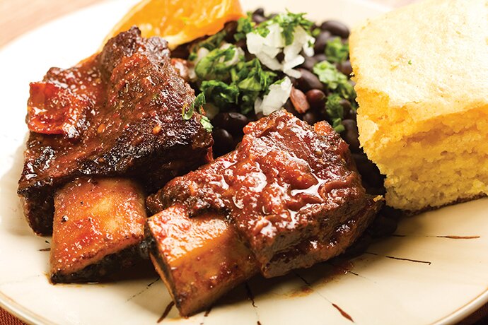 Braised Beef Ribs in Spiced Orange Tamarind Sauce