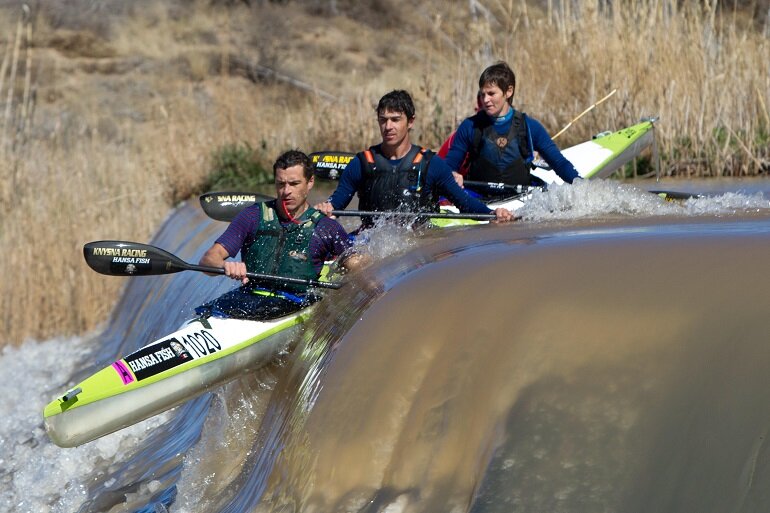 2014's Hansa Fish River Canoe Marathon takes place on Friday 10 and Saturday 11 October in Cradock with the popular event set to also play host to the 2014 South African K3 National Championships. Photo credit: John Hishin/ Gameplan Media 2014's Hansa Fish River Canoe Marathon takes place on Friday 10 and Saturday 11 October in Cradock with the popular event set to also play host to the 2014 South African K3 National Championships. Photo credit: John Hishin/ Gameplan Media