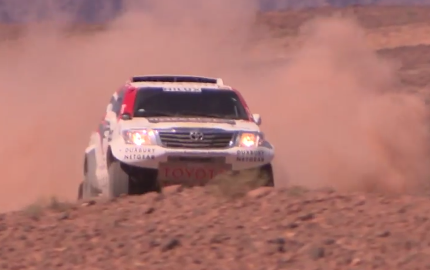 Successful Dakar test on Rally of Morocco for Toyota Imperial Hilux