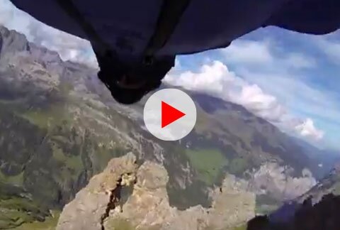 GoPro: Wingsuit Flight Through 2 Meter Cave - Uli Emanuele 