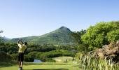 Teeing off island style