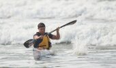 In what proved to be an incredibly close finish it was Australian Michael Booth who managed to claim the top step of the podium at the 2015 FNB Durban Downwind Surfski Race on Saturday which was the fifth and final race of the 2015 FNB Durban Downwind Series.