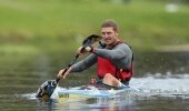 Jeep Team/Kayak Centre's Hank McGregor (pictured) clinched a slender five second over his nearest rival Andy Birkett of Euro Steel during Tuesday's time trial of the 2015 Berg River Canoe Marathon.