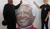 Archbishop Emeritus Desmond Tutu with Michela Ferroli who inspired the idea behind Out Of Africa Children’s Fund. Michela is the daughter of Kim Highfield who established the Out of Africa Children’s Foundation in 2007. Michela was diagnosed with cancer at the age of 3 years and is now a cancer survivor, living a normal healthy life.