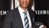 Ashwin Willemse at the launch of his moving biography, Rugby Changed my World: The Ashwin Willemse Story at Montecasino's The Pivot Hotel in Johannesburg. 
