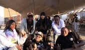 Back Casual Day ambassador Thuli Matlala, Zubz, and TV presenter Lezanne Naidoo, and Patrick Mashegwana . Front Casual Day ambassadors 2J Harmonix and Khumo Moyane