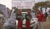  2014 Imperial Toyota Cullinan Rally winners Leeroy Poulter and Elvene Coetzee