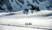 Snow Epic, Europe’s first winter festival of biking, takes place in the idyllic Alps town of Engelberg.