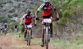 Lawrence Mogano and Gugu Zulu at this year's Absa Cape Epic.