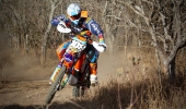 Louwrens Mahoney on the big 500 XC-W