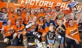 Two thrilling season finals secure another two world championship titles for KTM.