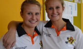 The University of Johannesburg’s squash playing twins Lumé (left) and Elani Landman will represent South Africa at the Indian Ocean Island Games in Réunion from August 1 to 8