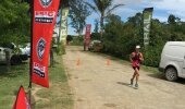 The winning title went to trail running sensation Kerry-Ann Marshall who came first overall with a time of 4h12 for the 44km event.