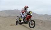 Spectacular double for Honda in tenth stage of Dakar 2014