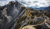 Runner in the mountains. 