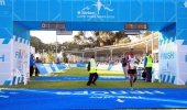South African long-distance runner Stephen Mokoka won the 10km Peace Run at the 2014 Sanlam Cape Town Marathon in a time of 28m44s.