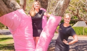 Think pink with Faye Blumenfeld and Gina Bertolotti