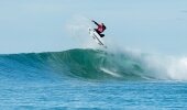 Kelly Slater is still in the mix at the JBay Open 