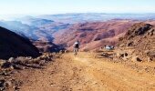 The climb and descent of Sani Pass, one of the most iconic mountain roads in Southern Africa, forms the primary challenge for mountain bikers at the inaugural Mitsubishi Sani Dragon stage race.
