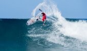 Two times event champion Jordy Smith in action at the JBay Open last year. 