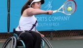 Mariska Venter from Ermelo in action at the Airports Company South Africa Strand Open taking place 6-9 October 2014. Venter is ranked no.4 in the women’s division in SA,