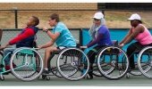The African wheelchair tennis starlets roll into South Africa for the 6th ITF Johan Cruyff Africa Junior Camp to be held from the 28 September - 01 October at the Ellis Park Tennis Stadium, Johannesburg, South Africa.