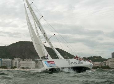 Invest Africa leaving Rio de Janeiro en route to Cape Town.