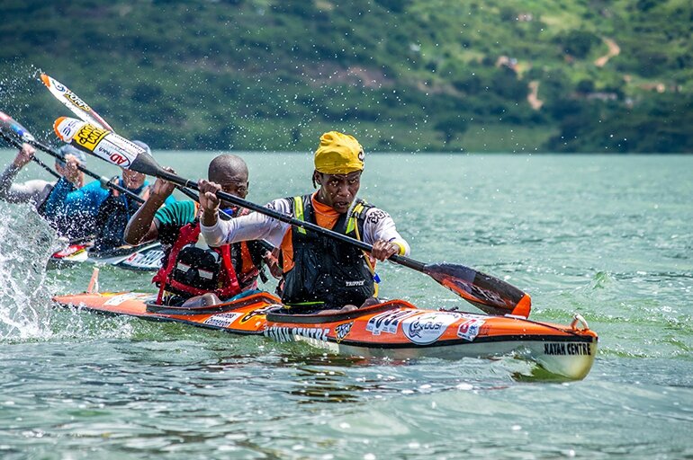 Perseverance and determination were the order of Day 2 as paddlers battled the extreme elements experienced in the heart of The Valley of a Thousand Hills. Perseverance and determination were the order of Day 2 as paddlers battled the extreme elements experienced in the heart of The Valley of a Thousand Hills.