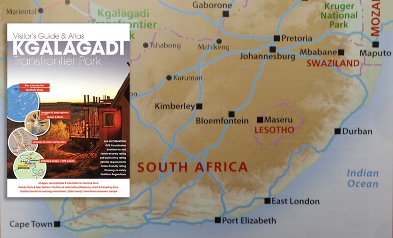 The Visitor’s Guide to Kgalagadi Transfrontier Park, published by MapStudio, is a fantastic reference for any traveller who wishes to visit the Kgalagadi Transfrontier Park, an amazing and beautiful part of our world.