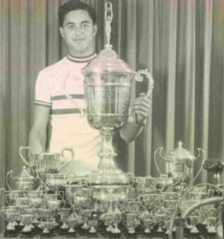  Cycling SA President, William Newman, says that so many riders before him set very high standards and were worthy of representing our country on the world stage during the apartheid era. One such rider was Willie Cloete, pictured here from 1959
