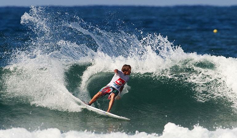 Sixteen-year-old Shane Sykes, from Salt Rock, KZN, is one of the favourites in the Pro Junior division. 