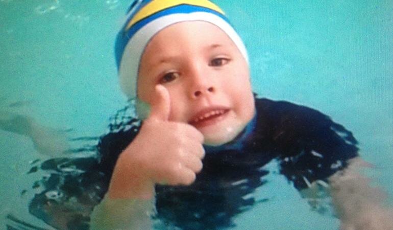 Seth swims Midmar Mile